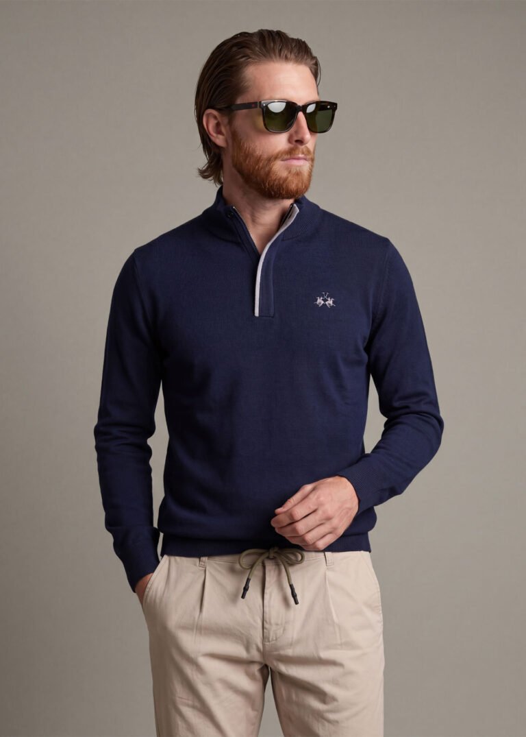 SWEATER MEDIO CIERRE HOMBRE LARRY